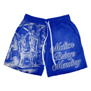 “ANGELS IN MOTION” SHORTS- IMPERIAL BLUE