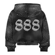 “ACID BLACK” 888 RHINESTONE SWEATSUIT
