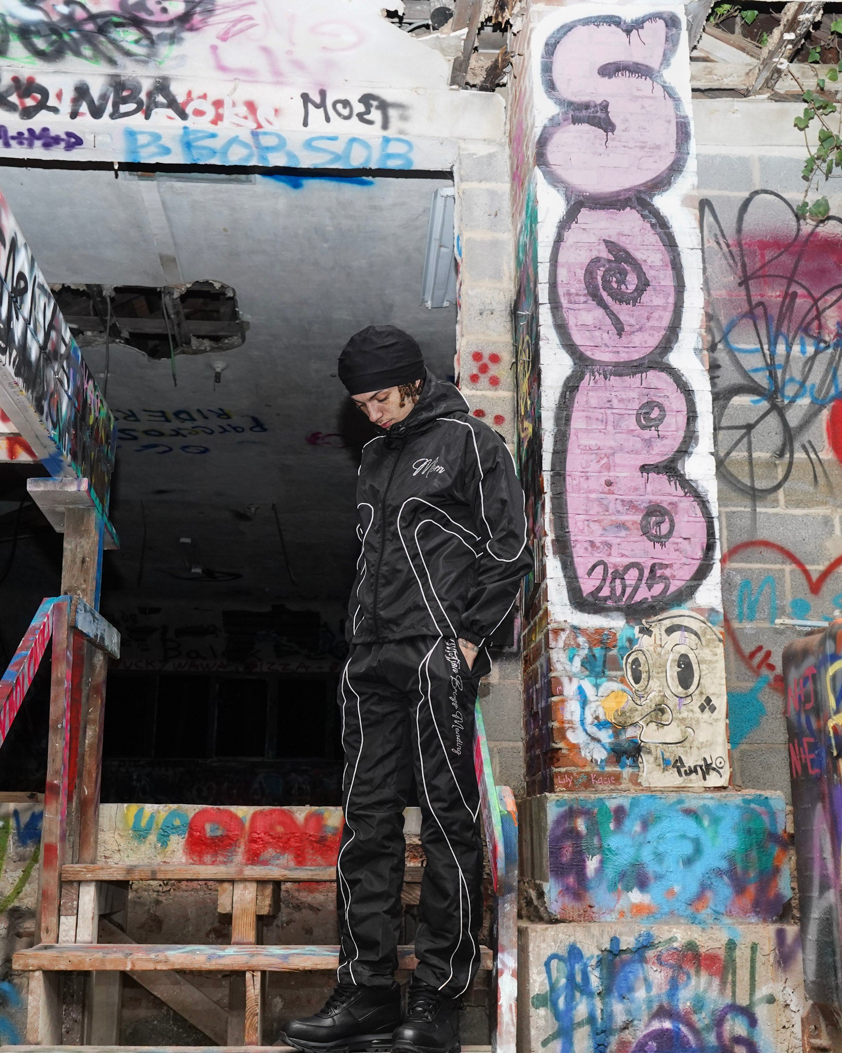 MBM Velocity Windbreaker Set “Acid Black”