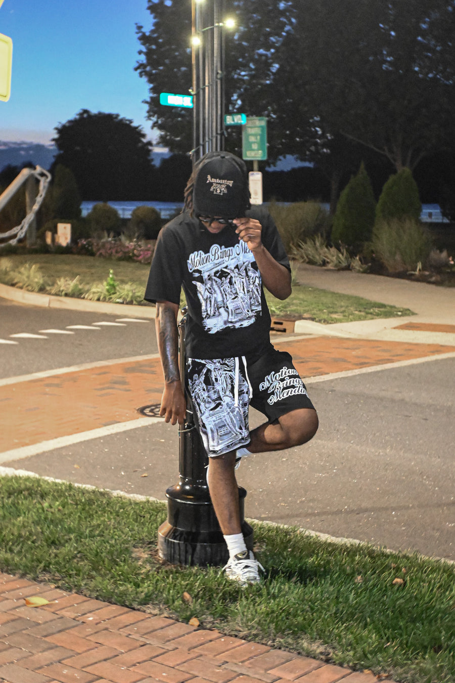 “ANGELS IN MOTION” SET-ACID BLACK