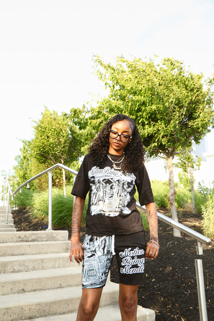 “ANGELS IN MOTION” SET-ACID BLACK