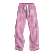 “Sherbet Pink” 888 Rhinestone sweatsuit
